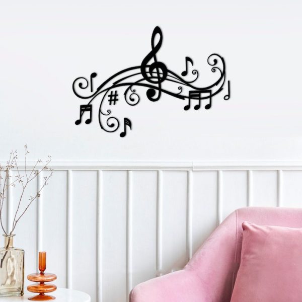 DINOZOZO Music Notes V4 Music Room Recording Studio Business Custom Metal Signs