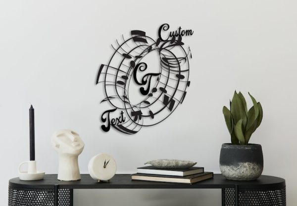 DINOZOZO Music Notes V5 Music Room Recording Studio Business Custom Metal Signs