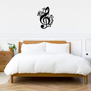 DINOZOZO Music Notes Wall Art Music Room Recording Studio Business Custom Metal Signs2