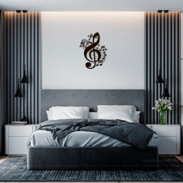 DINOZOZO Music Notes Wall Art Music Room Recording Studio Business Custom Metal Signs