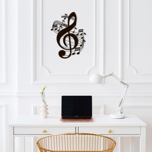 DINOZOZO Music Notes Wall Art Music Room Recording Studio Business Custom Metal Signs5