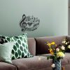 DINOZOZO Musical Notes Heart Sound Wave Music Room Recording Studio Business Custom Metal Signs4