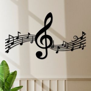 DINOZOZO Musical Notes V2 Music Room Recording Studio Business Custom Metal Signs