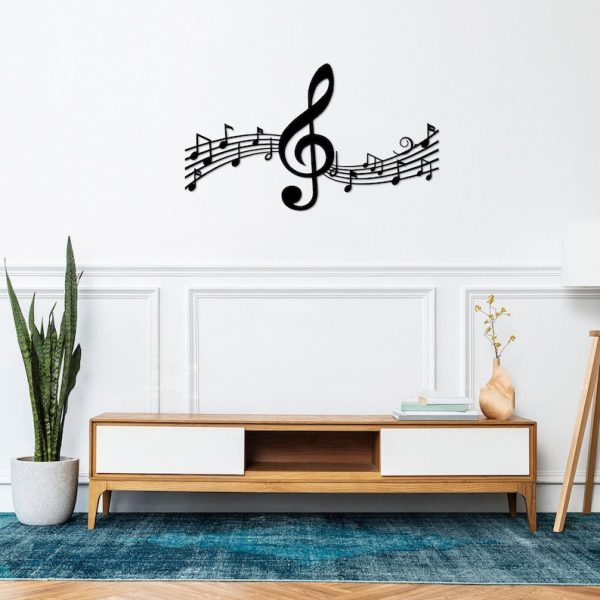 DINOZOZO Musical Notes V2 Music Room Recording Studio Business Custom Metal Signs