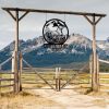 DINOZOZO Outdoor Chicken Farm Custom Metal Signs Gift for Farmer