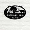 DINOZOZO Outdoor Cow Farm Welcome Farm Animals Custom Metal Signs Gift for Farmer2