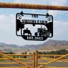 DINOZOZO Outdoor Welcome Farmhouse Cow Chicken Tractor Custom Metal Signs Gift for Farmer 1