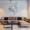 DINOZOZO Piano Metal Line Wall Art Pianist Music Room Recording Studio Business Custom Metal Signs