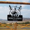 DINOZOZO Pig Farm Welcome Farm Animals Custom Metal Signs Gift for Farmer 1
