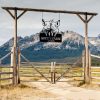 DINOZOZO Pig Farm Welcome Farm Animals Custom Metal Signs Gift for Farmer 3