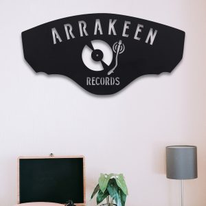 DINOZOZO Podcast Record Player Music Room Recording Studio Business Custom Metal Signs