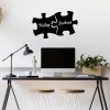 DINOZOZO Puzzle Piece Couples Wedding Valentines Day Anniversary Gift Custom Metal Signs3