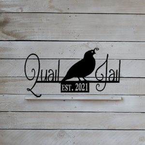 DINOZOZO Quail Jail Farm Quail House Farmhouse Barn Custom Metal Signs Gift for Farmer2