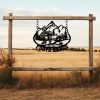 DINOZOZO Ranch Hanging Custom Name and Year Custom Metal Signs Gift for Farmer3