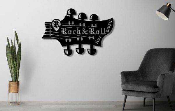 DINOZOZO Rock n Roll Guitar Heavy Music Room Recording Studio Business Custom Metal Signs