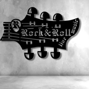 DINOZOZO Rock n Roll Guitar Heavy Music Room Recording Studio Business Custom Metal Signs