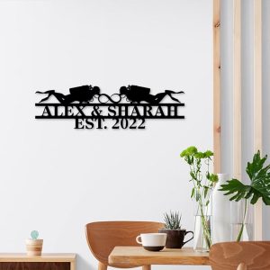 DINOZOZO Scuba Diving Diver Valentines Day Engagement Wedding Anniversary Gift Custom Metal Signs4