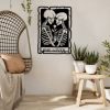 DINOZOZO Tarot Card The Lover Gothic Skeleton Couple Anniversary Valentines Day Gift for Her Him Custom Metal Signs 3