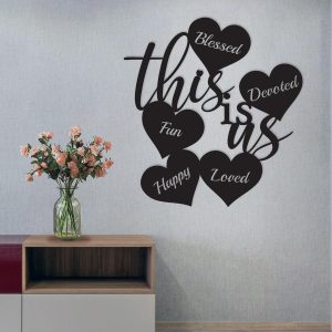 DINOZOZO This is Us Couple Valentines Day Engagement Wedding Anniversary Gift Custom Metal Signs