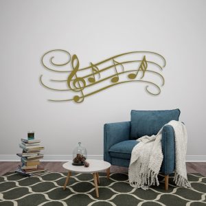 DINOZOZO Treble Clef Music Notes Musician Music Room Recording Studio Business Custom Metal Signs