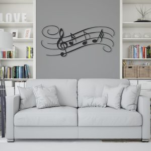 DINOZOZO Treble Clef Music Notes Musician Music Room Recording Studio Business Custom Metal Signs4