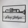 DINOZOZO Trumpet Musical Instrument Trumpet Lessons Class Business Custom Metal Signs 4