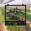 DINOZOZO Vineyard and Winery Grape Farm Grape Garden V2 Custom Metal Signs Gift for Farmer