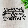 DINOZOZO Wedding Mr And Mrs Valentines Day Engagement Anniversary Gift Custom Metal Signs