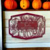 DINOZOZO Welcome to Family Garden Custom Metal Signs Gift for Gardener Garden Lover