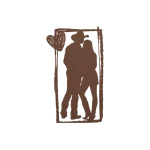 DINOZOZO Western Cowboy Couple Valentines Day Wedding Anniversary Gift Custom Metal Signs5