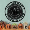 DINOZOZO mhouse Pumpkin Farm Fall Custom Metal Signs Gift for Farmer