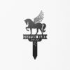 Horse Grave Marker Metal Garden Stakes Horse Memorial Gifts Sympathy Gifts for Loss of Loved One 3