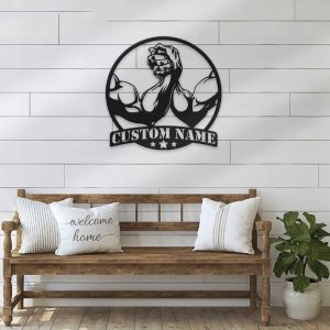 DINOZOZO Arm Wrestling Arm Wrestler Custom Metal Signs4