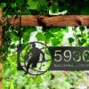 DINOZOZO Basketball Address Sign Basketball Player House Number Plaque V2 Custom Metal Signs2