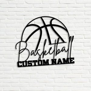 DINOZOZO Basketball Player Basketball Team Name Custom Metal Signs2