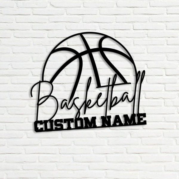 DINOZOZO Basketball Player Basketball Team Name Custom Metal Signs