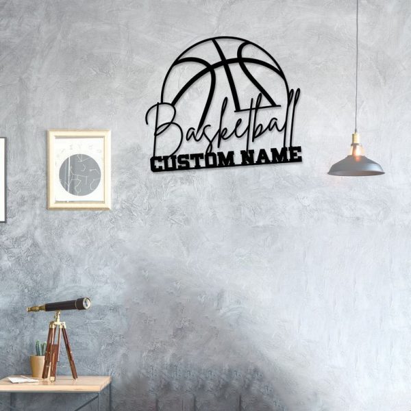 DINOZOZO Basketball Player Basketball Team Name Custom Metal Signs