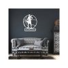 DINOZOZO Basketball Player Silhouette Custom Metal Signs3