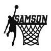 DINOZOZO Basketball Player with Name Basketball Enthusiast Gift for Him Son Husband Dad Custom Metal Signs3