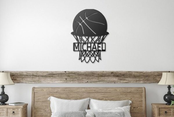 DINOZOZO Basketball Sport Baller Basketball Team Name Custom Metal Signs