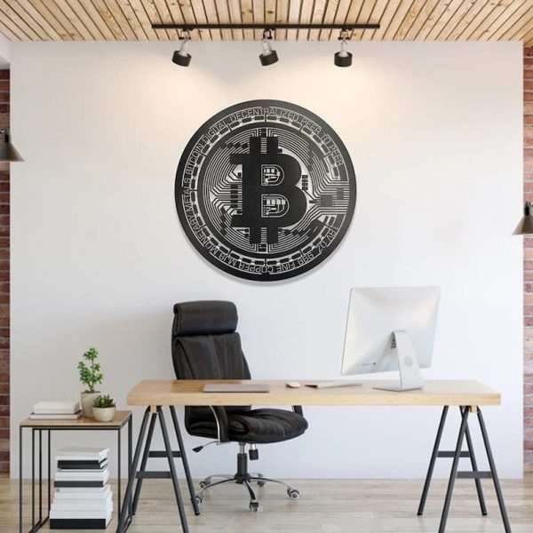 DINOZOZO Bitcoin Custom Metal Sign