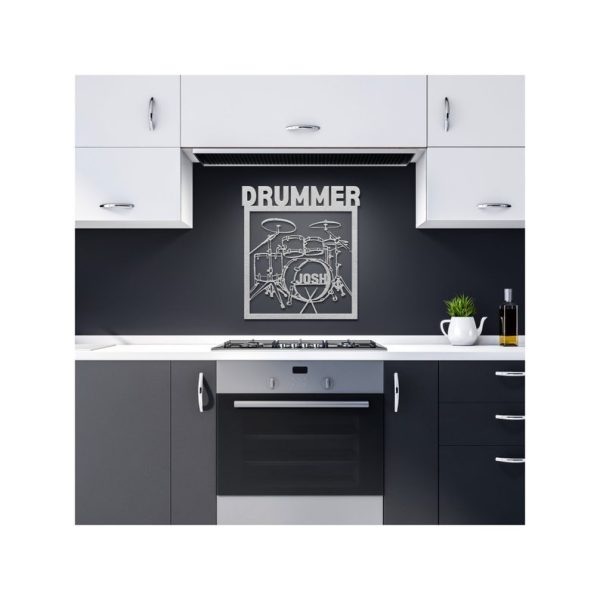 DINOZOZO Drummer Studio Music Room Business Custom Metal Signs