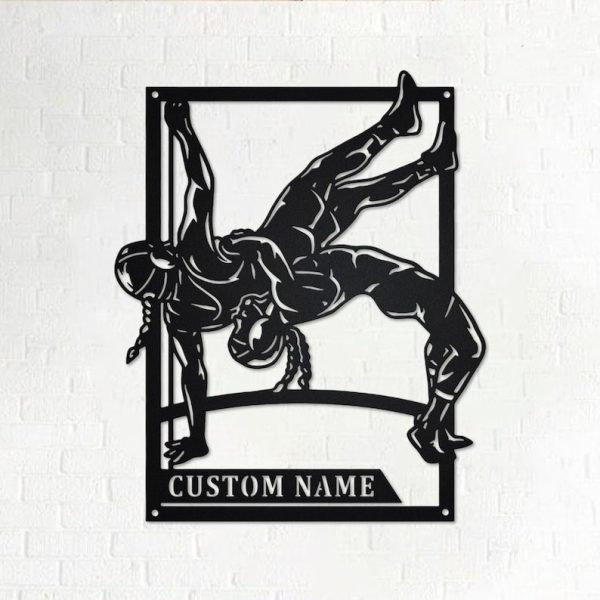 DINOZOZO Female Wrestling Custom Metal Signs