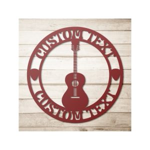 DINOZOZO Guitar Player Band Music Room Recording Studio Business Custom Metal Signs