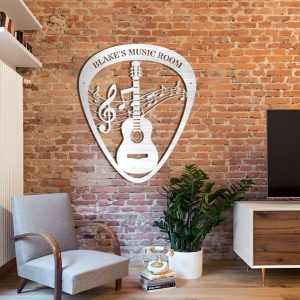 DINOZOZO Guitar Player Music Room Recording Studio Business Custom Metal Signs