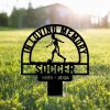 DINOZOZO Memorial Stake for Outdoors Soccer Player Grave Marker In Loving Memory Soccer Sympathy Gifts Custom Metal Signs5