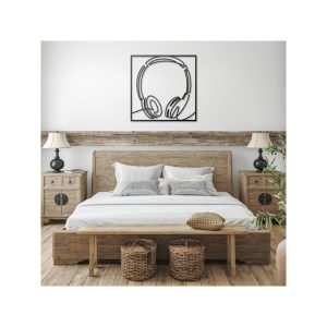 DINOZOZO Music Lovers DJ Headphones Music Room Recording Studio Business Custom Metal Signs3