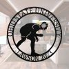 DINOZOZO Wrestler High School College Senior Wrestler Custom Metal Signs