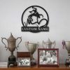 DINOZOZO Wrestling Monogram Custom Metal Signs2