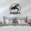 DINOZOZO Wrestling Player Silhouette Custom Metal Signs3